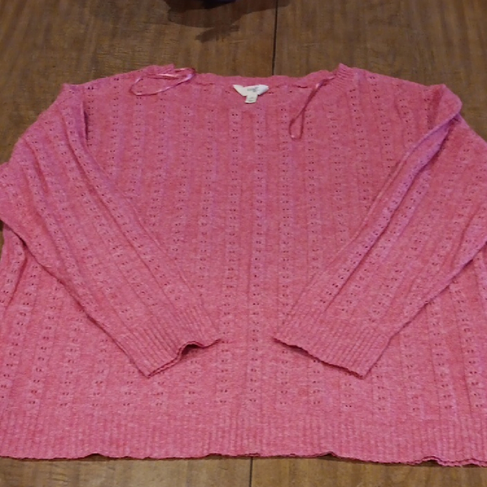 Terra & Sky Women's Sweater in Vibrant Pink